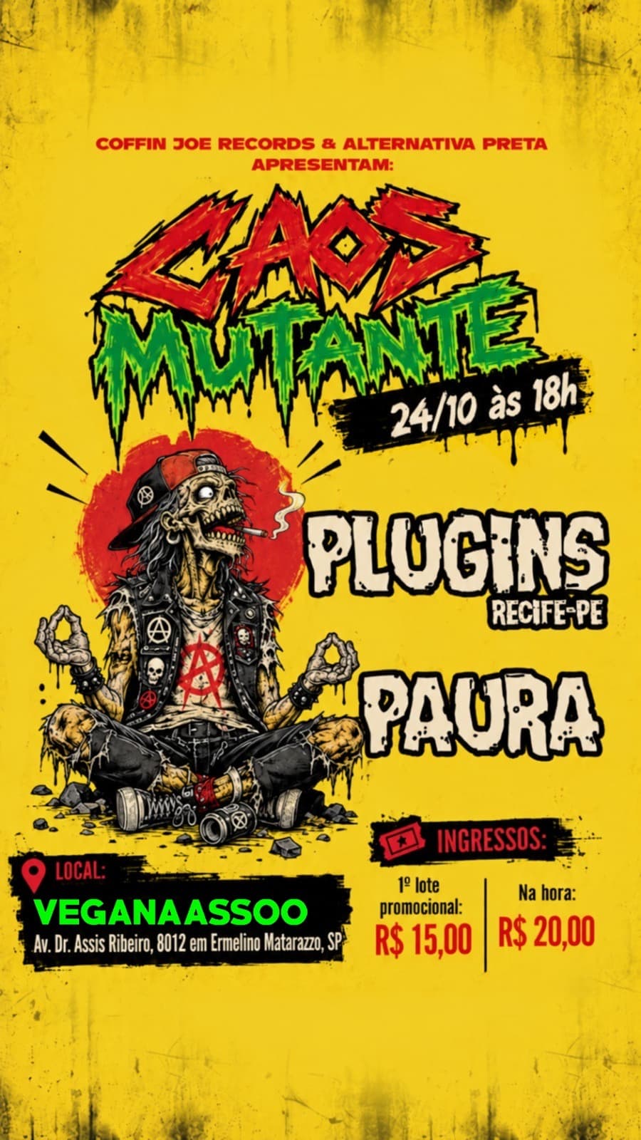 Flyer de CAOS MUTANTE