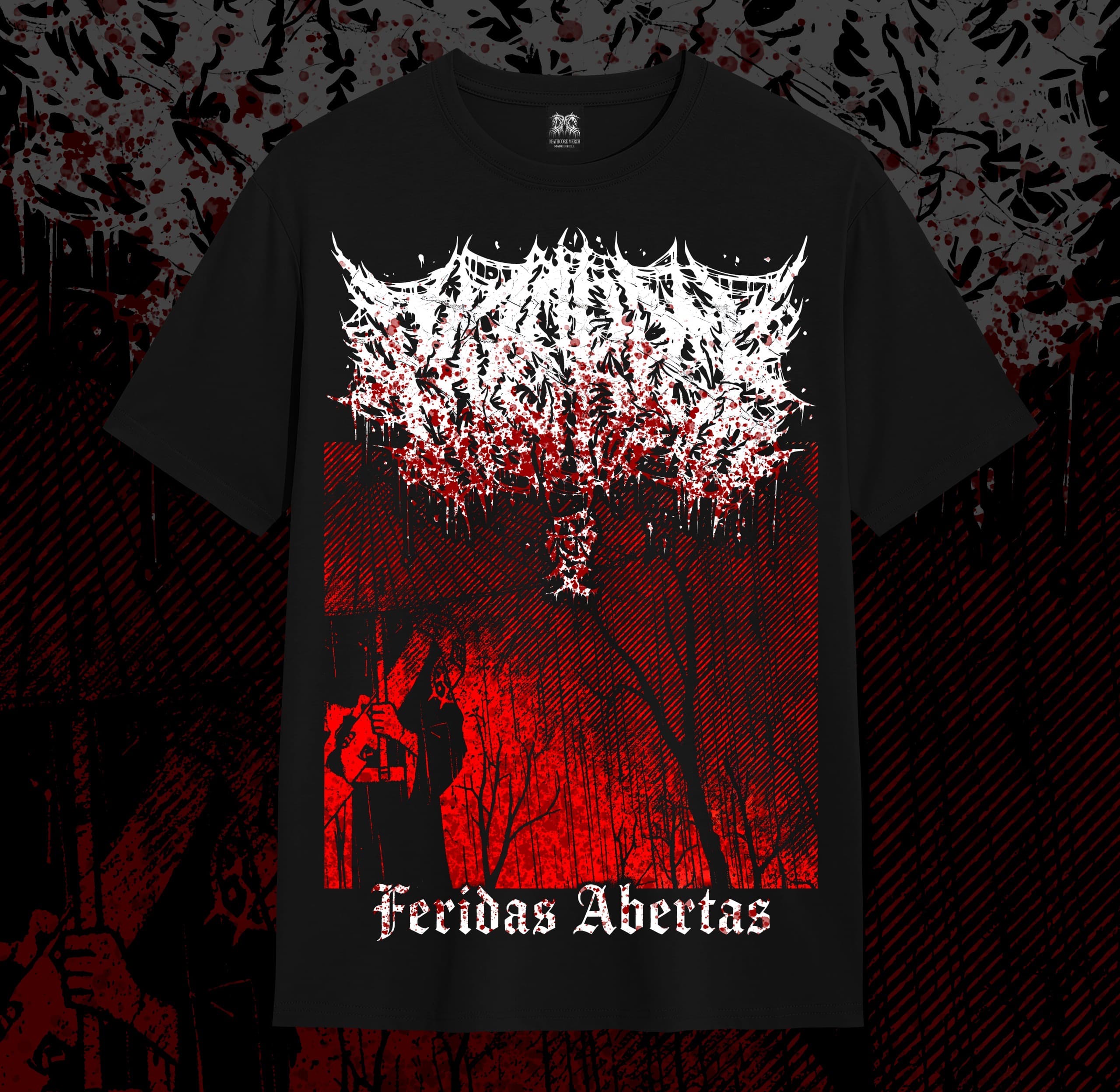 Camiseta: I- Feridas Abertas ( Logo grande)